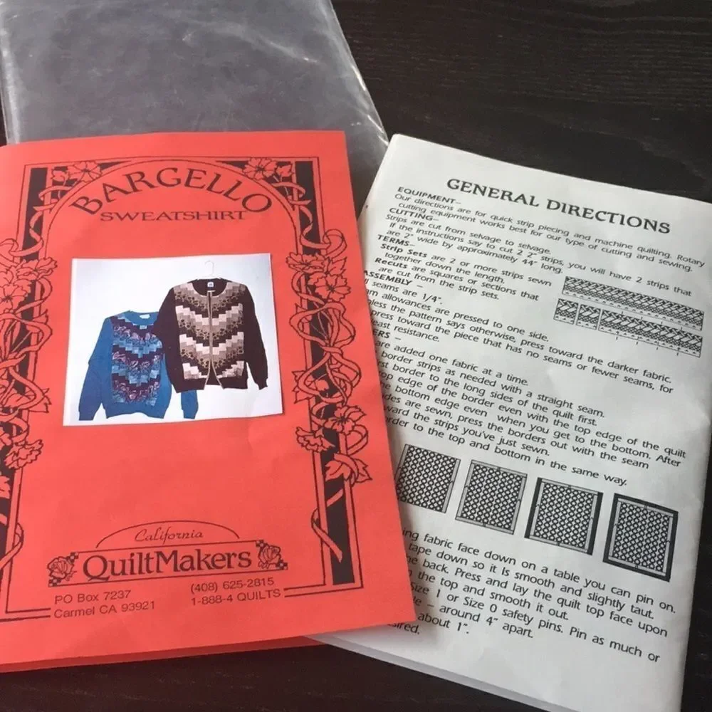 Vintage Bargello Sweatshirt Pattern
